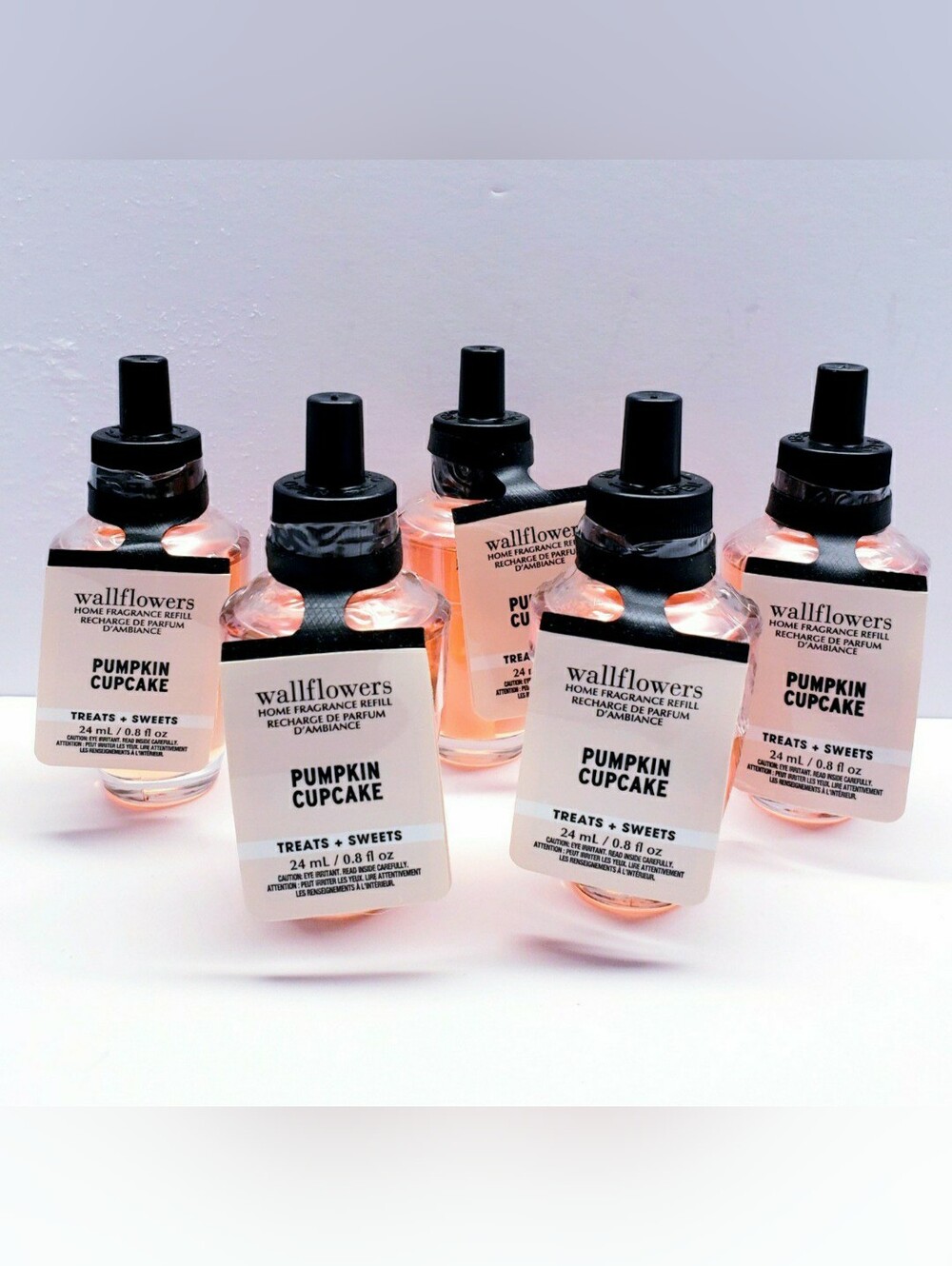 Bath & Body Works PUMPKIN CUPCAKE Wallflowers Fragrance Refill, 0.8 oz (5pcs)